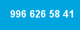 996 626 58 41 996 626 58 41